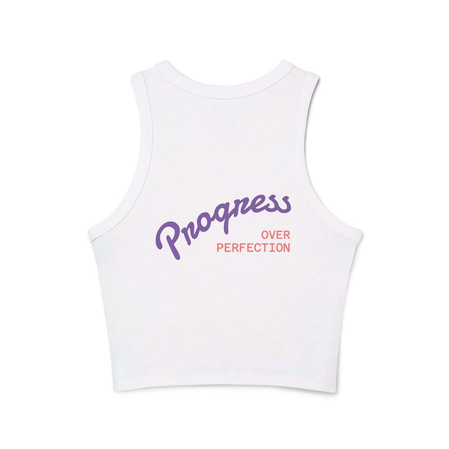 Motivational Women's Workout Tank Top - REVolution & Progress Over Perfection