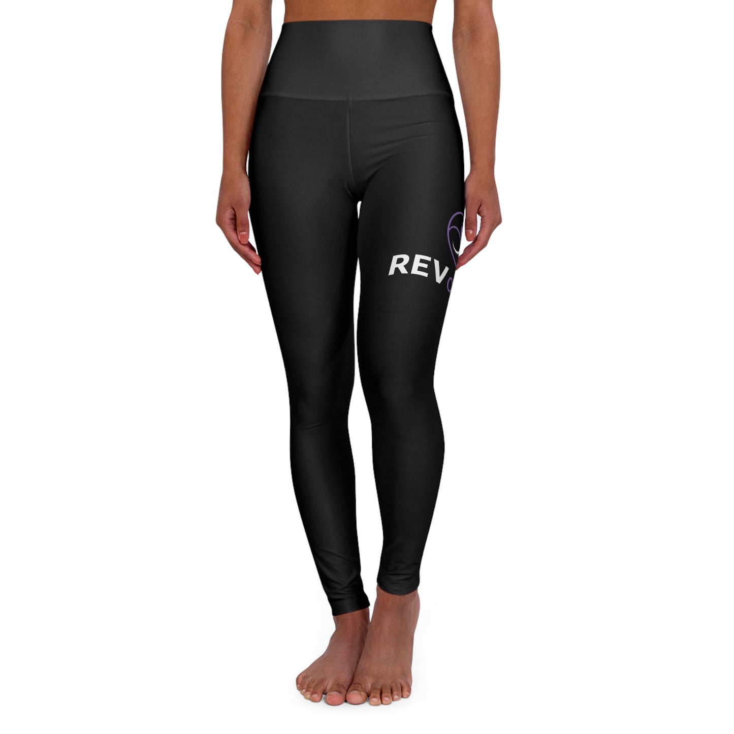 High Waisted Yoga Leggings (AOP)